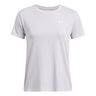 Tech Textured T-Shirt Women-Grey