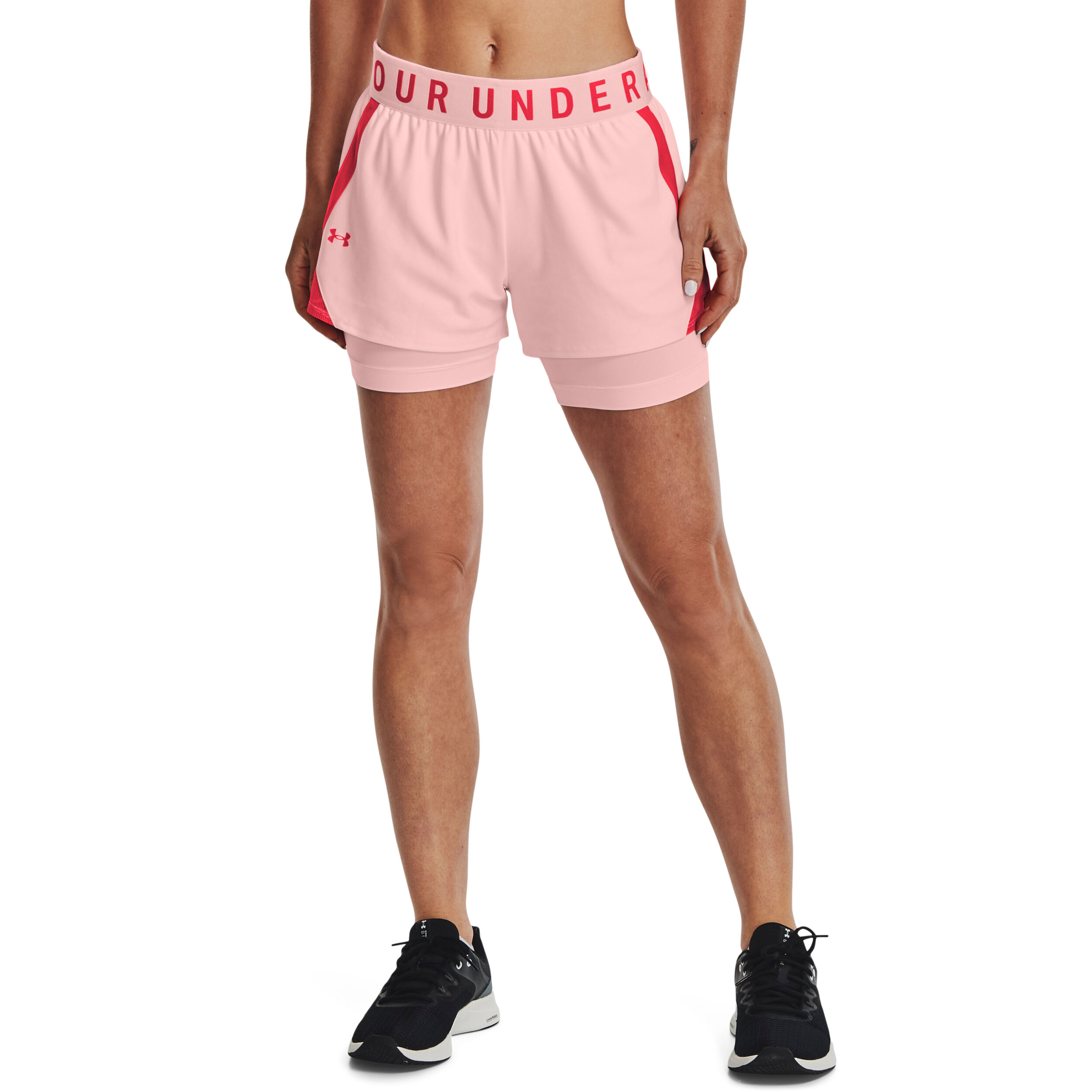 Under armour 2 in 1 shorts women's online