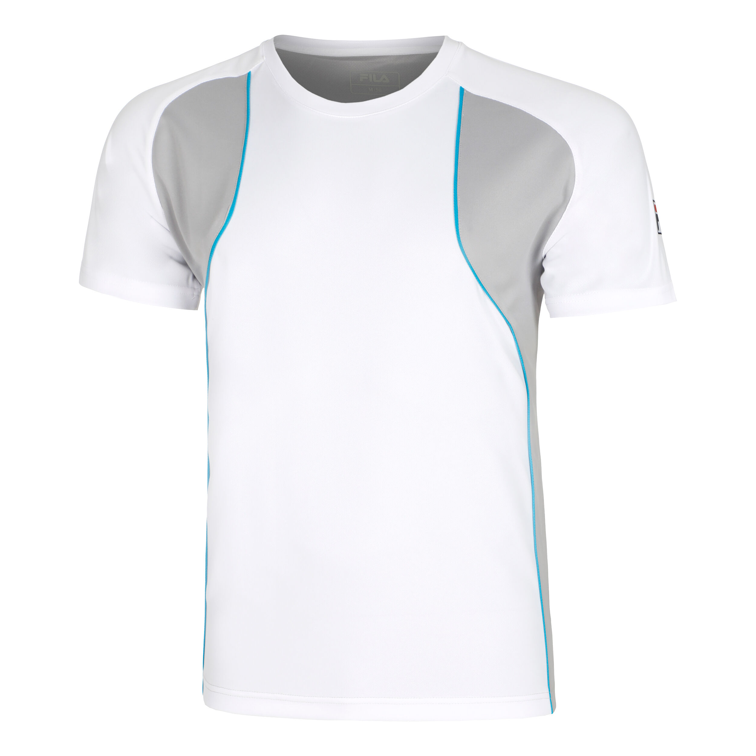Silver fila shirt deals