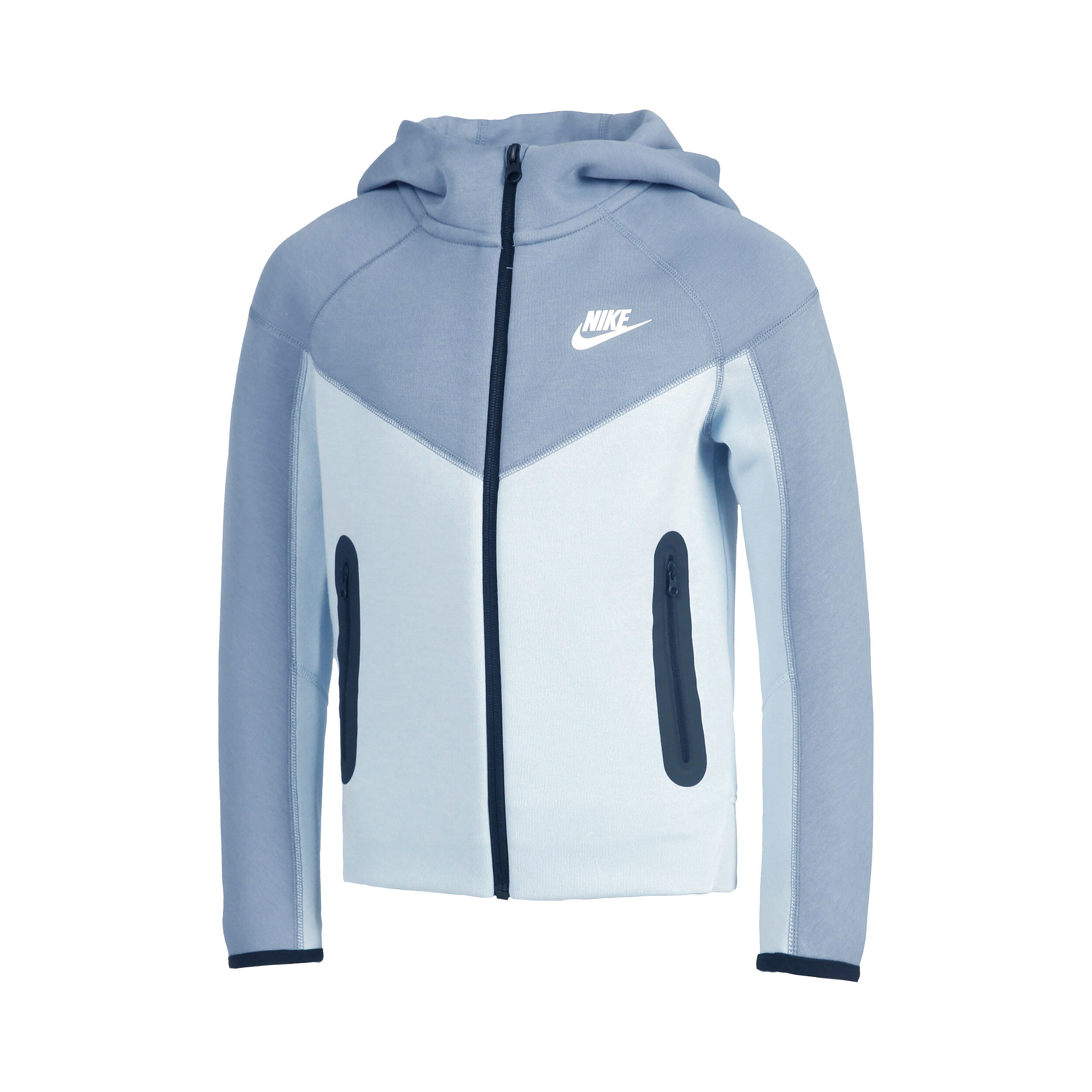 Buy Nike Tech Fleece Full Zip Hoodie Boys Light Blue Grey online Tennis Point UK