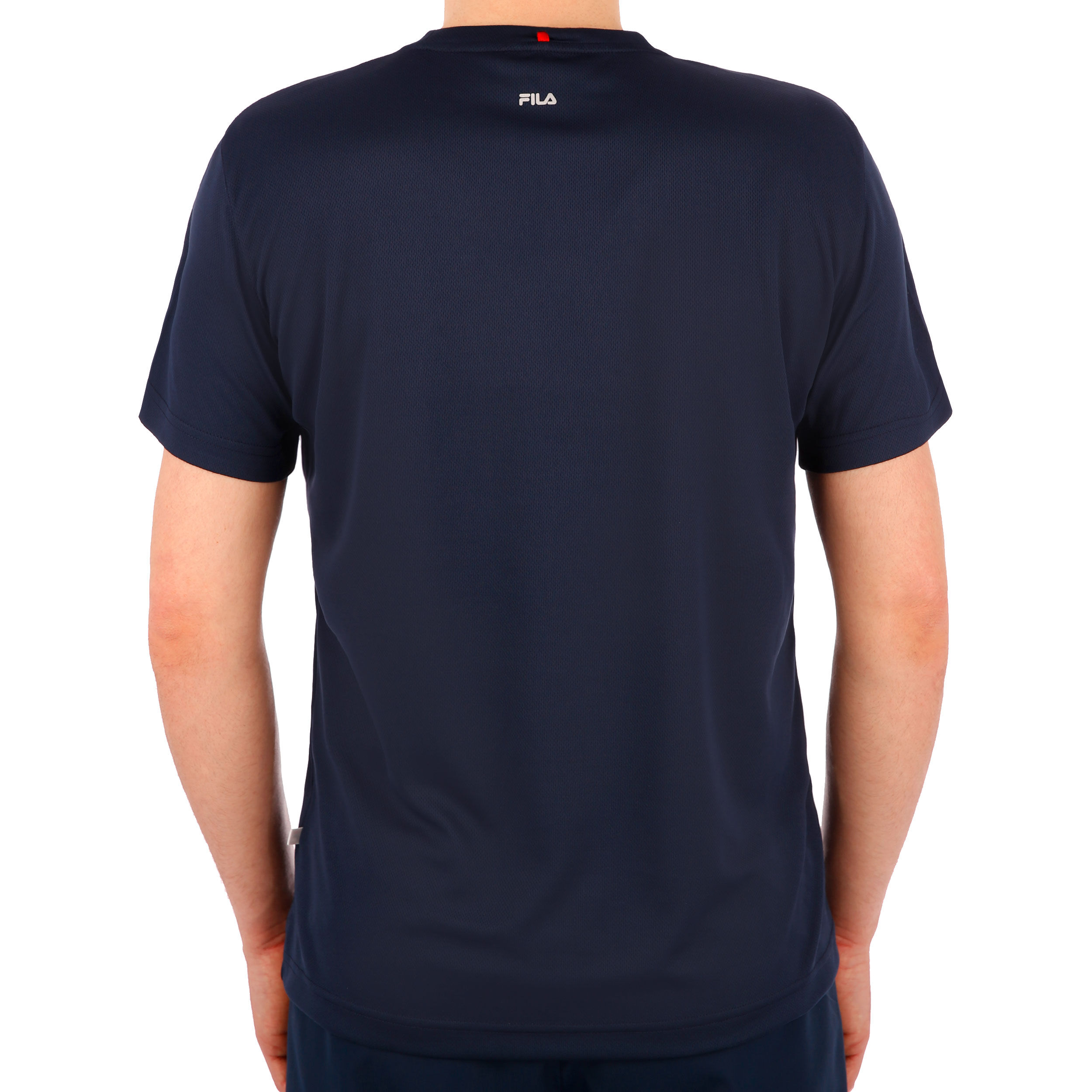 Navy blue fila cheap shirt