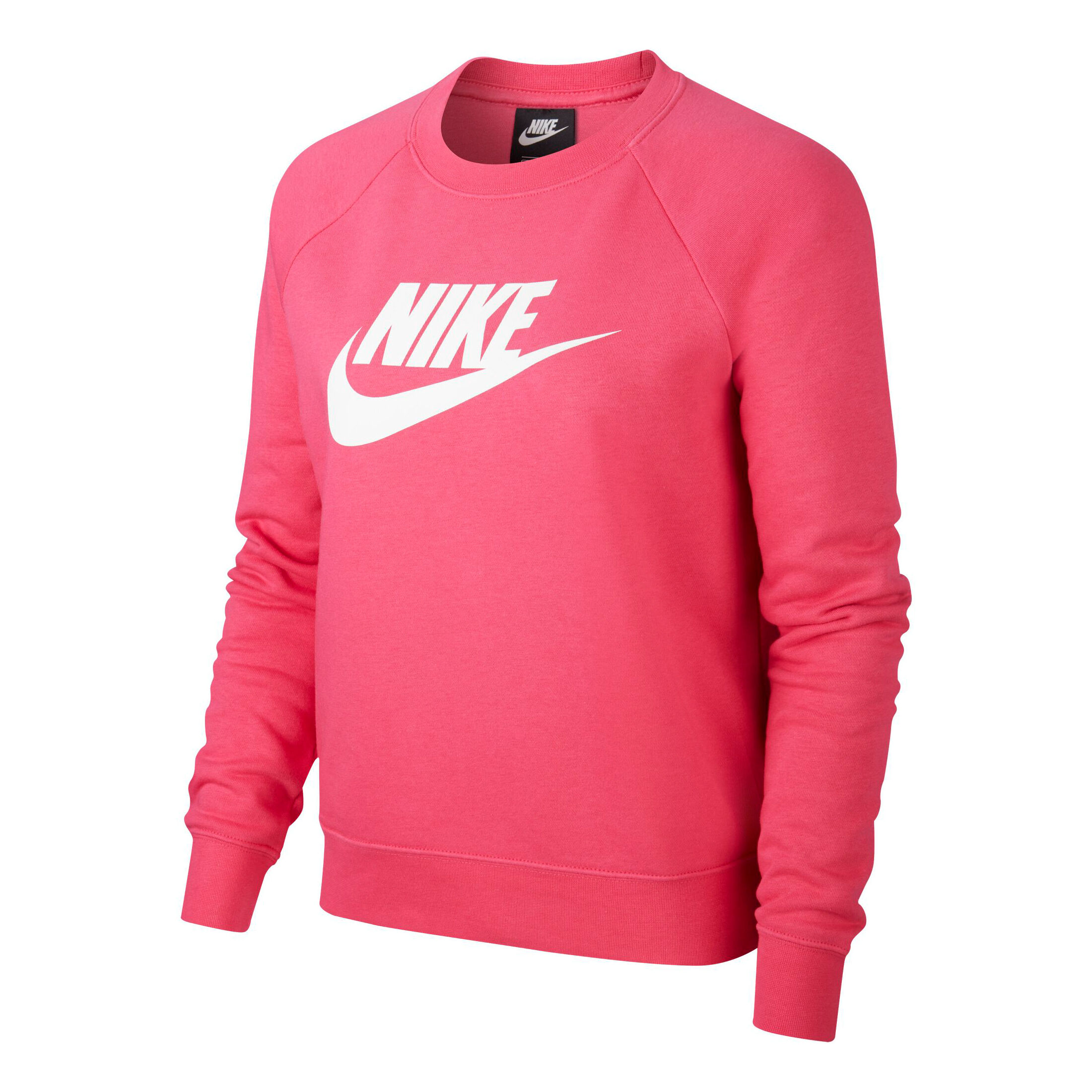 Pink nike crew neck best sale