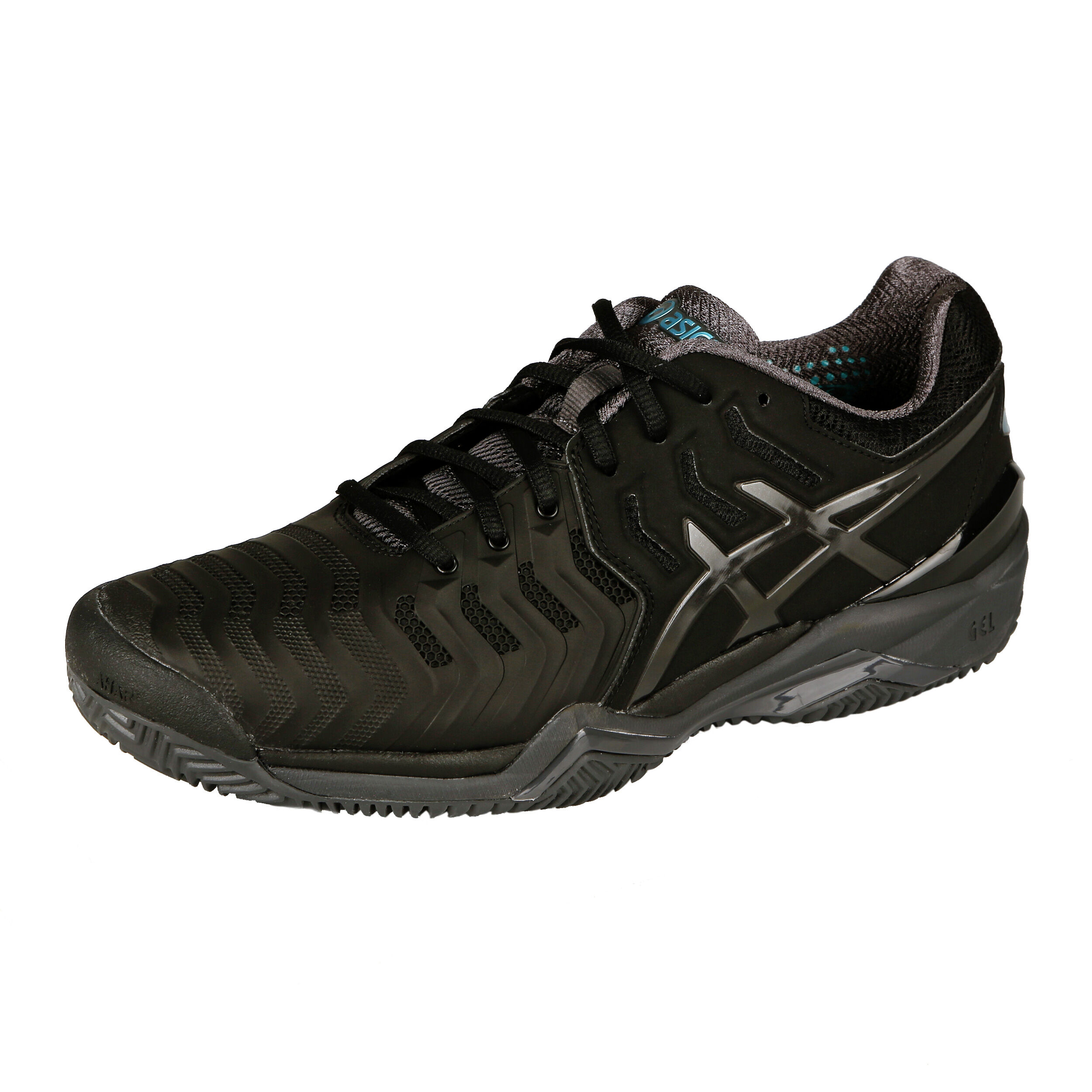 Asics resolution shop 7 black