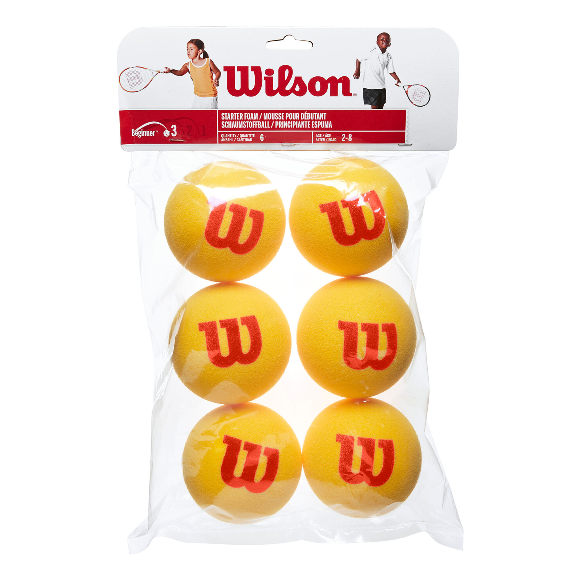 buy Wilson Starter Foam Balls (Stage 3) 6 Pack online TennisPoint