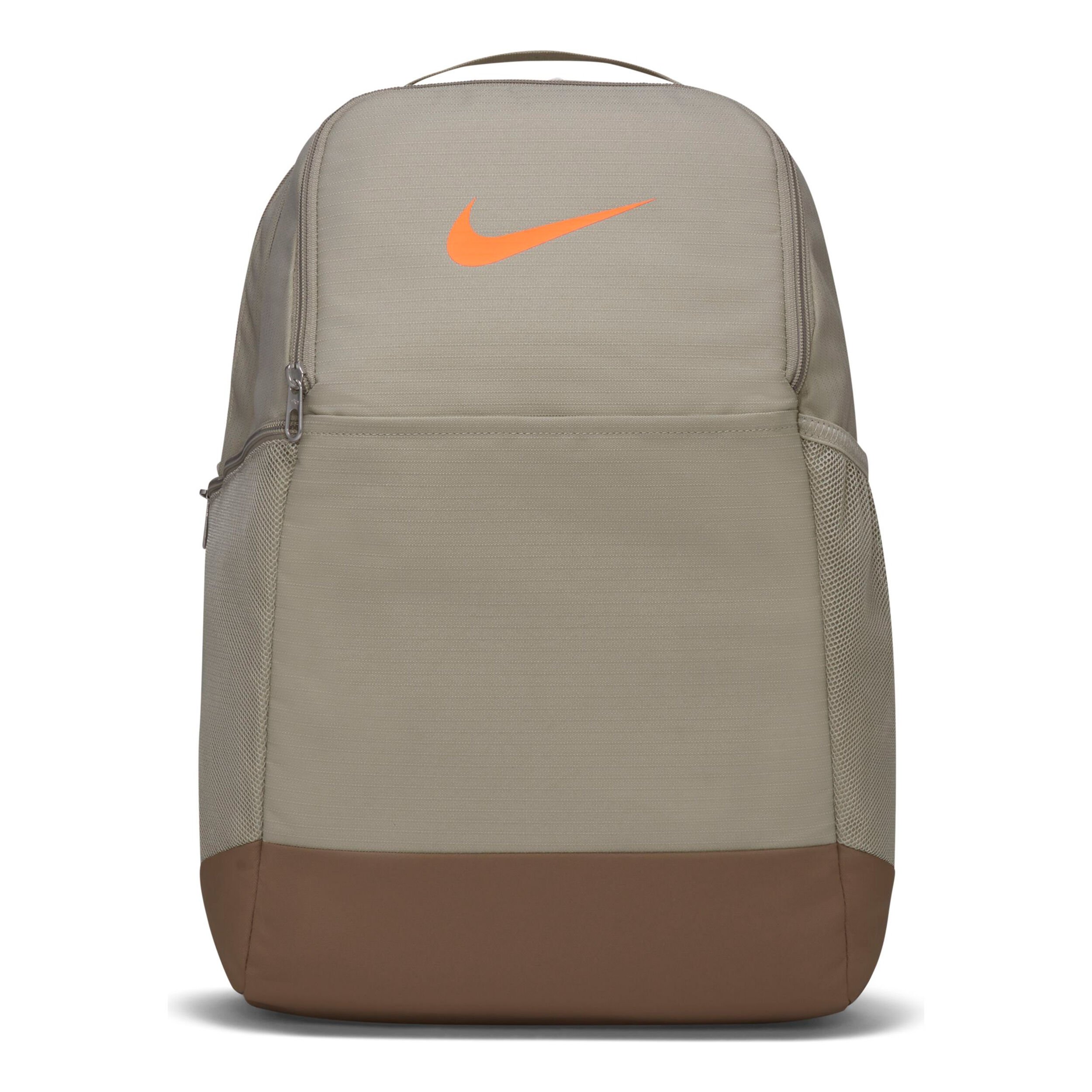 Orange and grey nike backpack deals