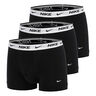 Essential Cotton Stretch Trunk Boxer shorts 3 Pack Men - black, white