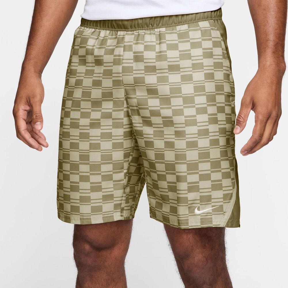Nike Court Dri-FIT Victory High Rise 9in All Over Print Shorts Men beige