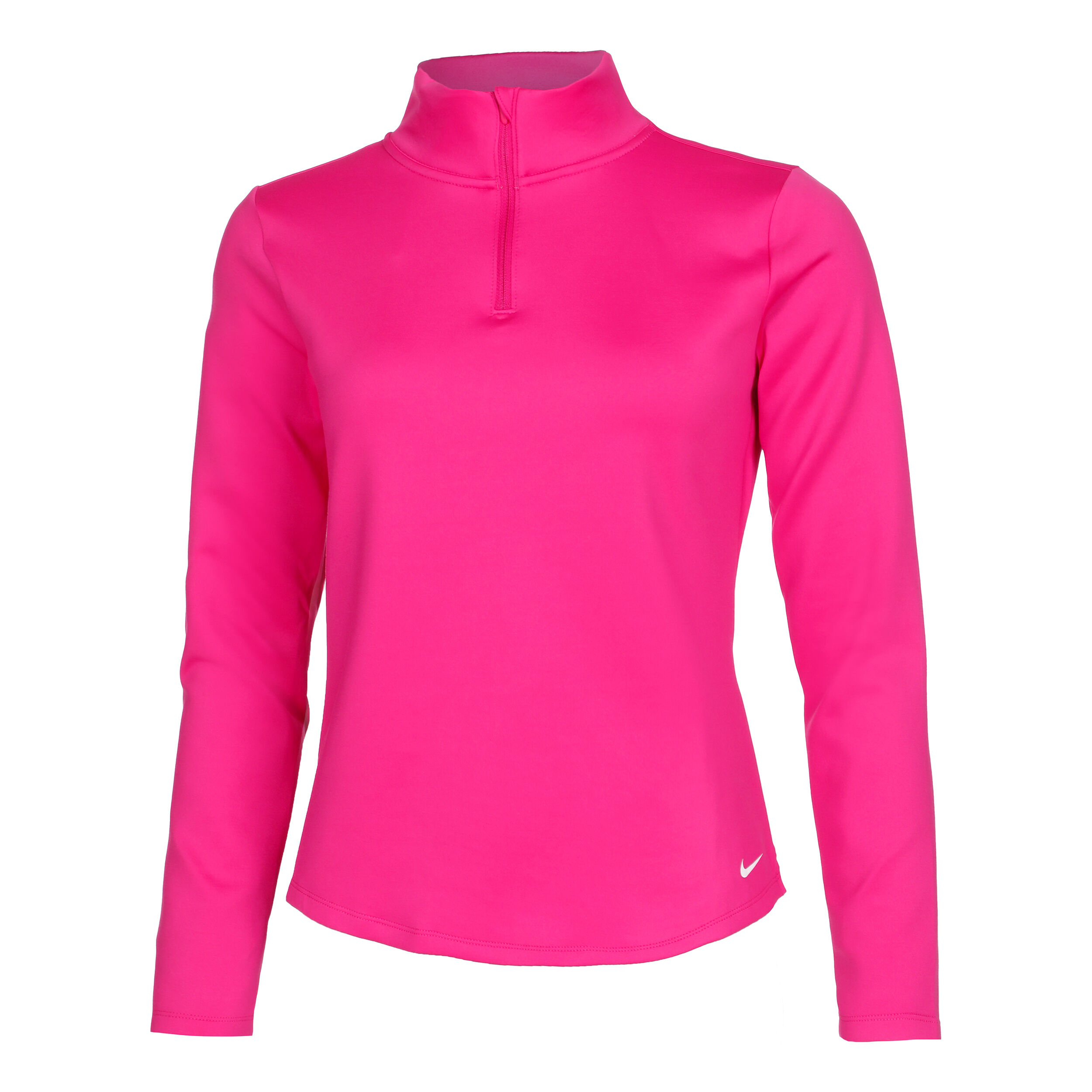 Nike women's half zip pink clearance