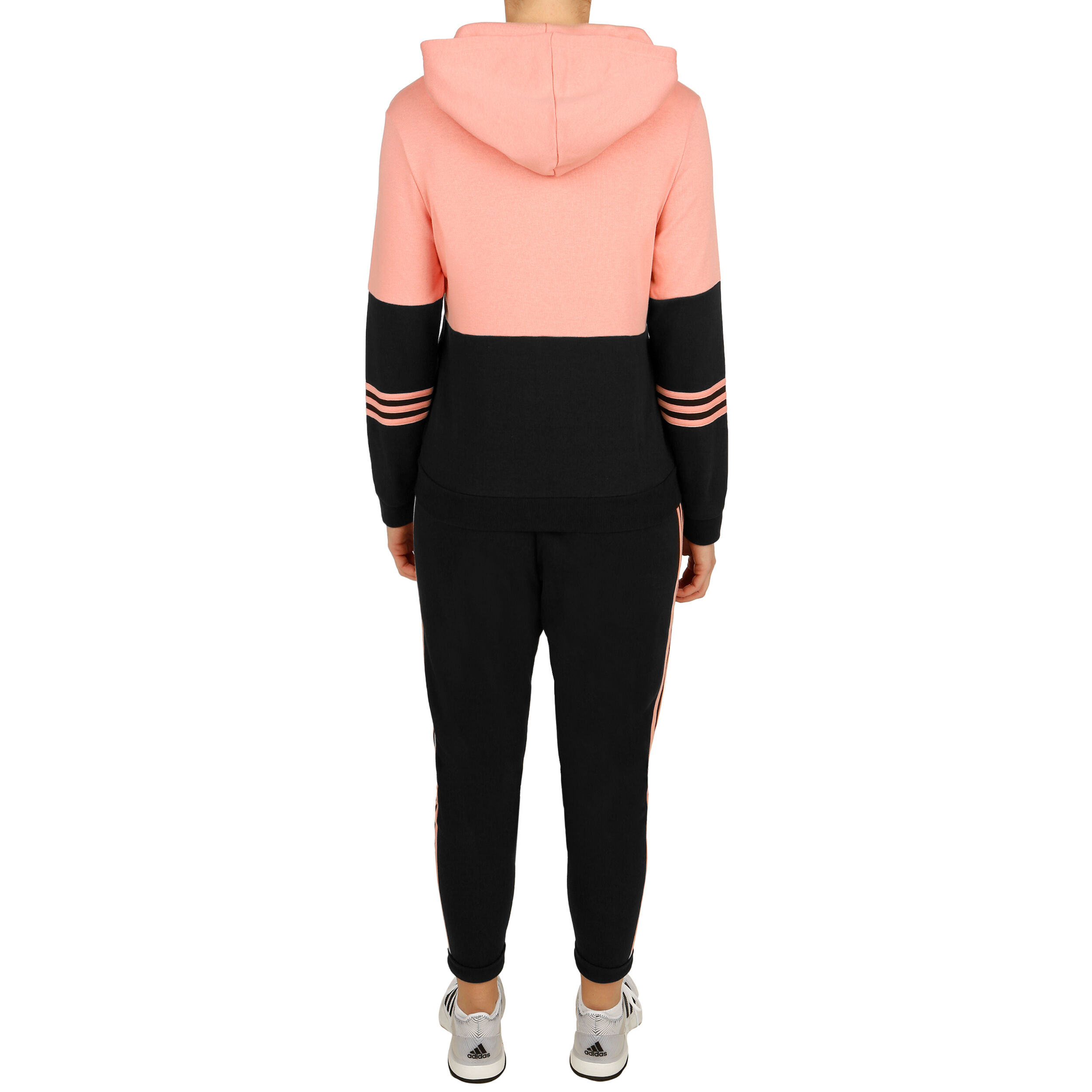 Adidas anzug schwarz pink discount