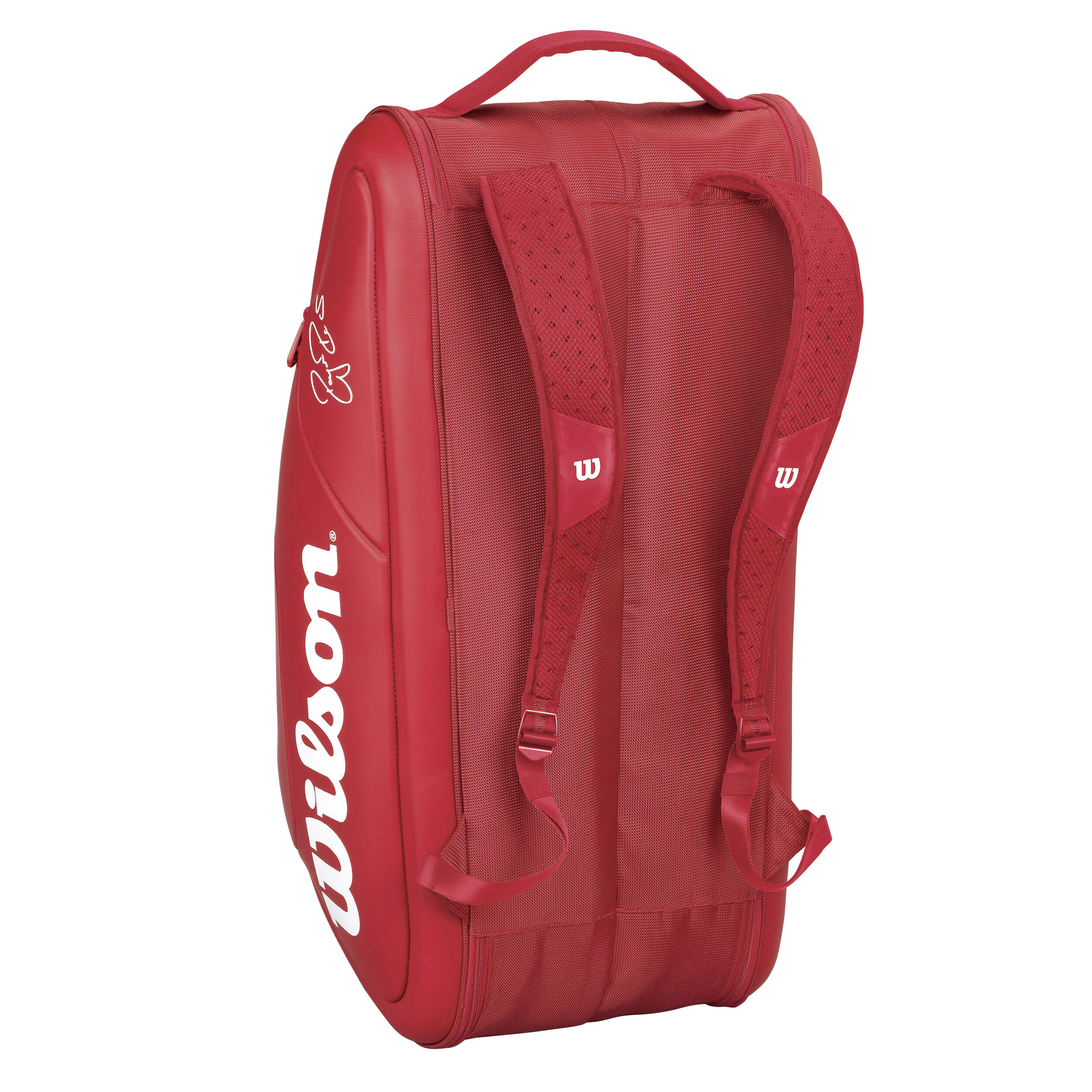 Buy Wilson Federer DNA Racket Bag 12 Pack Red online Tennis Point UK