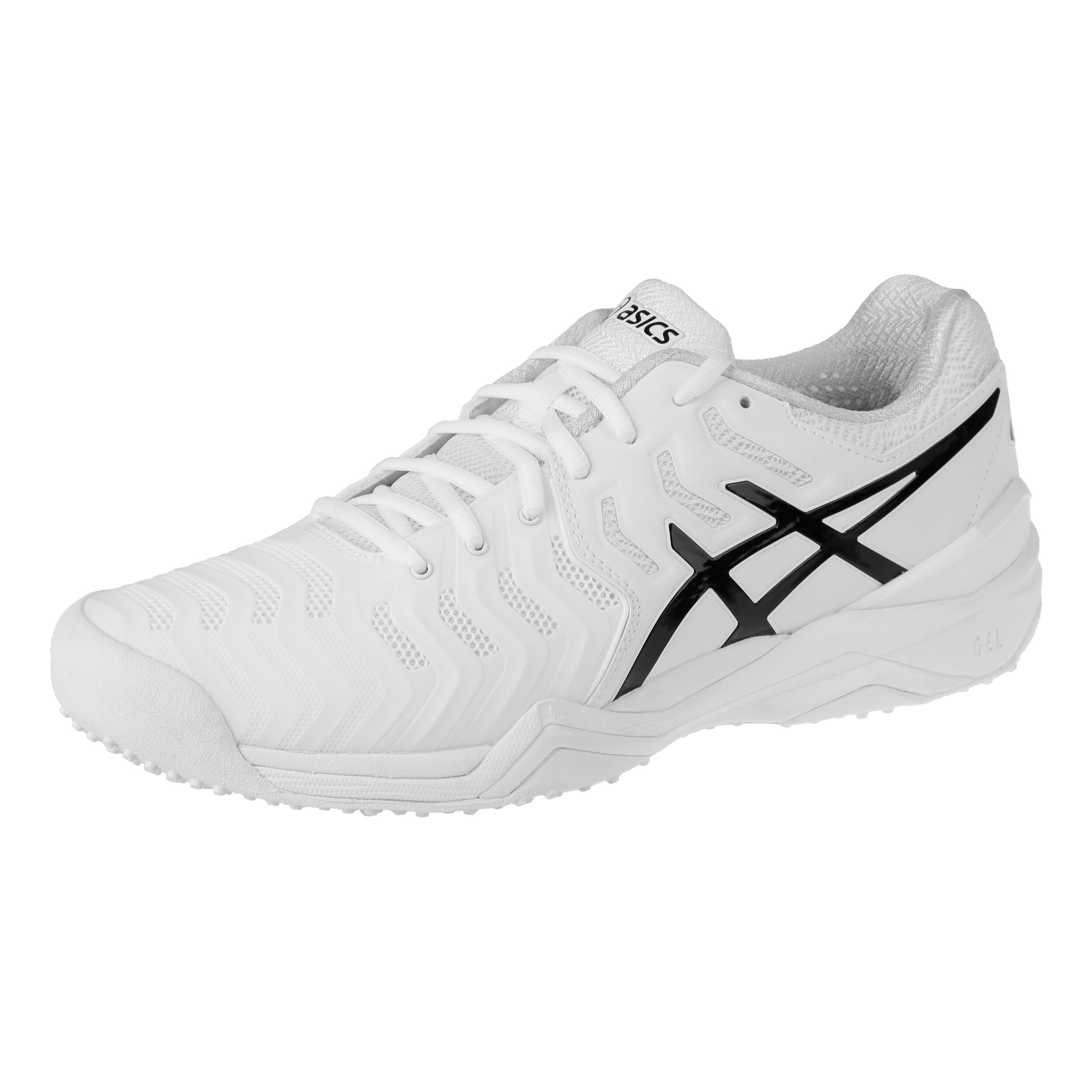 Gel Resolution Grass Court Shoe Men White Black