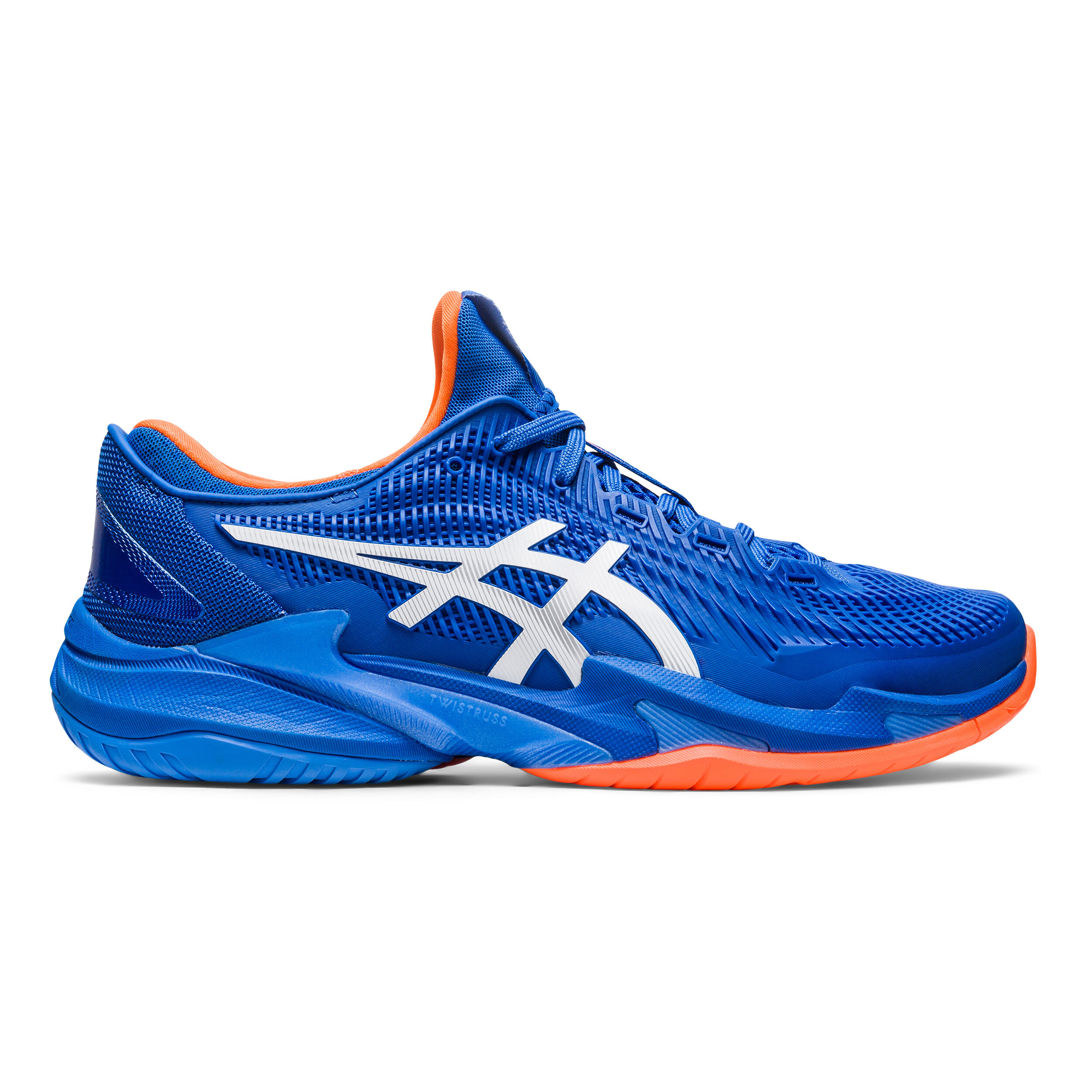 Buy ASICS Court FF 3 Novak All Court Shoe Men Blue White online