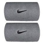 Nike Clothing Nike Swoosh Classic Doublewide Wristband Unisex - grey, black