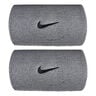 Swoosh Classic Doublewide Wristband Unisex - grey, black