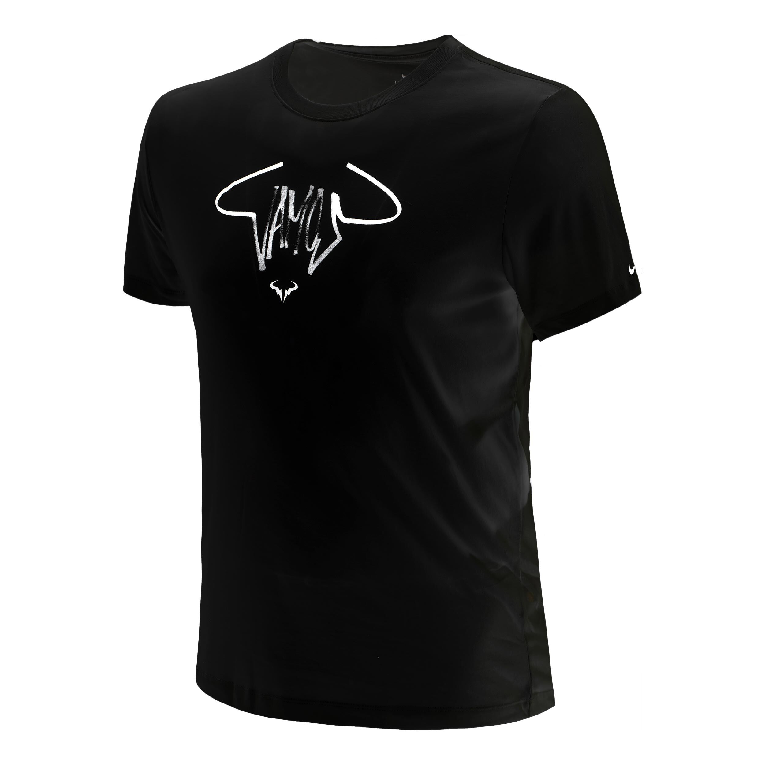 Buy Nike Rafael Nadal Court Vamos T Shirt Men Black White online Tennis Point UK