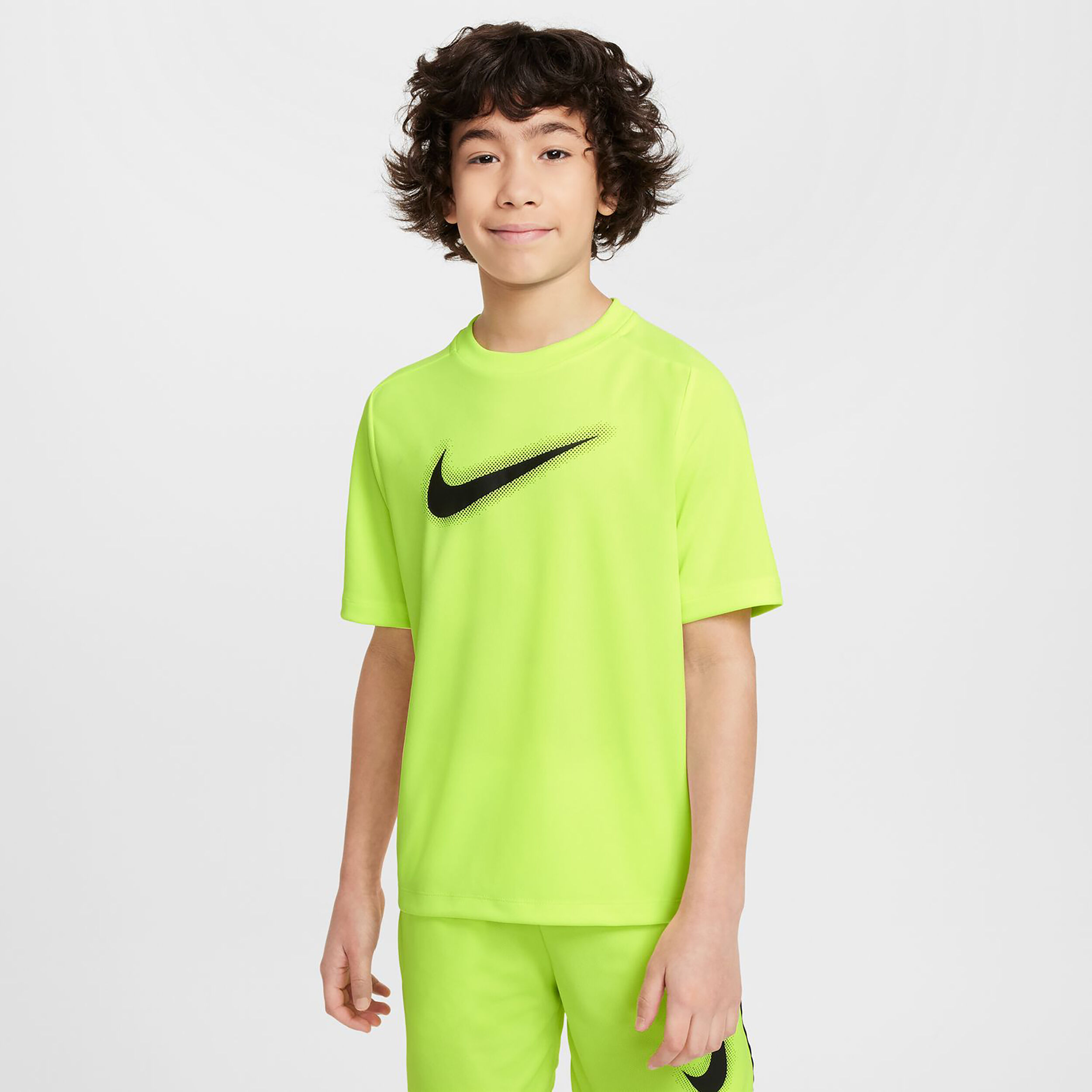 Lime green and black nike shirt clearance