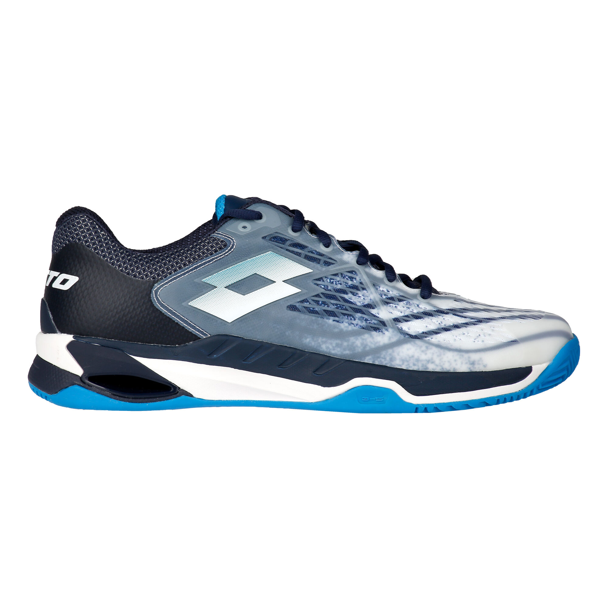 Buy Lotto Mirage 100 Clay Court Shoe Men Lightgrey Blue online