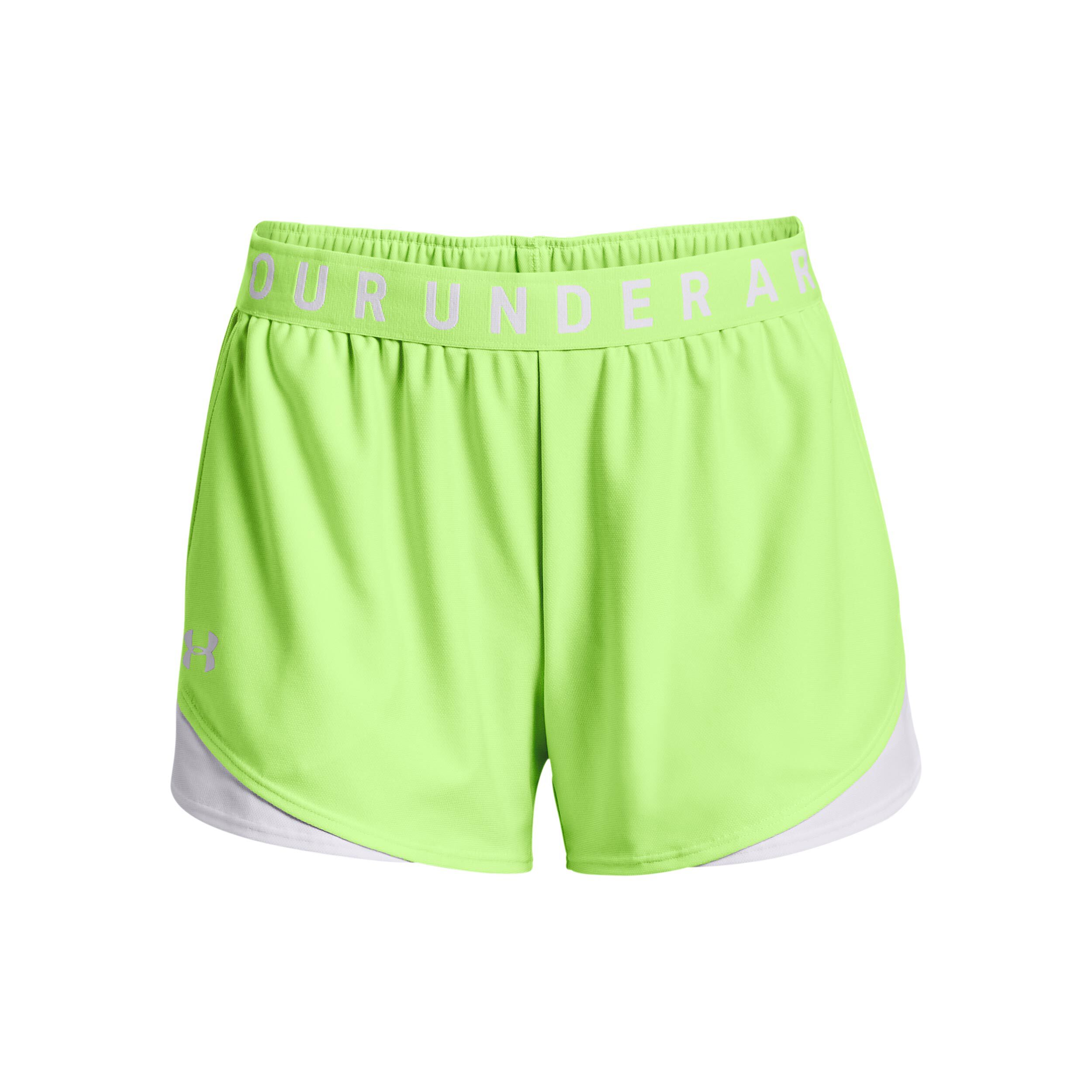 Neon green under armour shorts discount