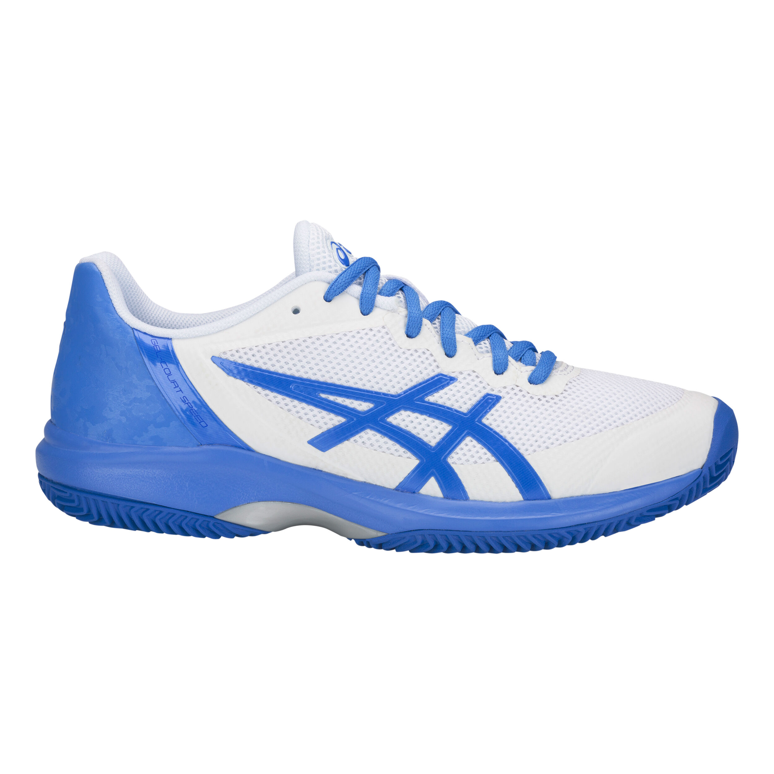Buy ASICS Gel Court Speed Clay Court Shoe Women White Blue online Tennis Point UK