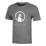 Quiet Please Tennis apparel Quiet Please Trainings T-Shirt Men - grey, white