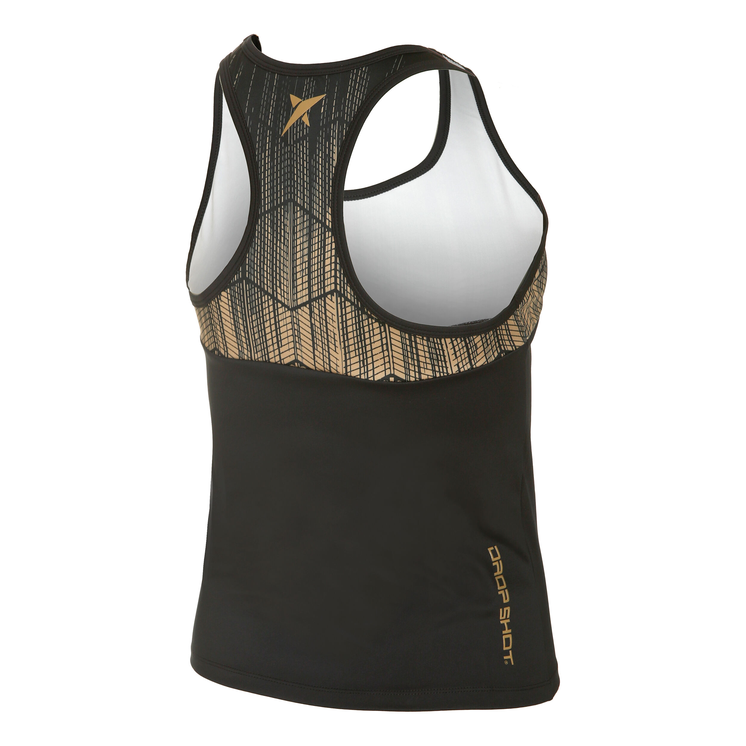 Maday Tank Top Women Black Gold