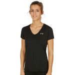 Under Armour Clothing Under Armour Tech Solid T-Shirt Women-Black,Silver