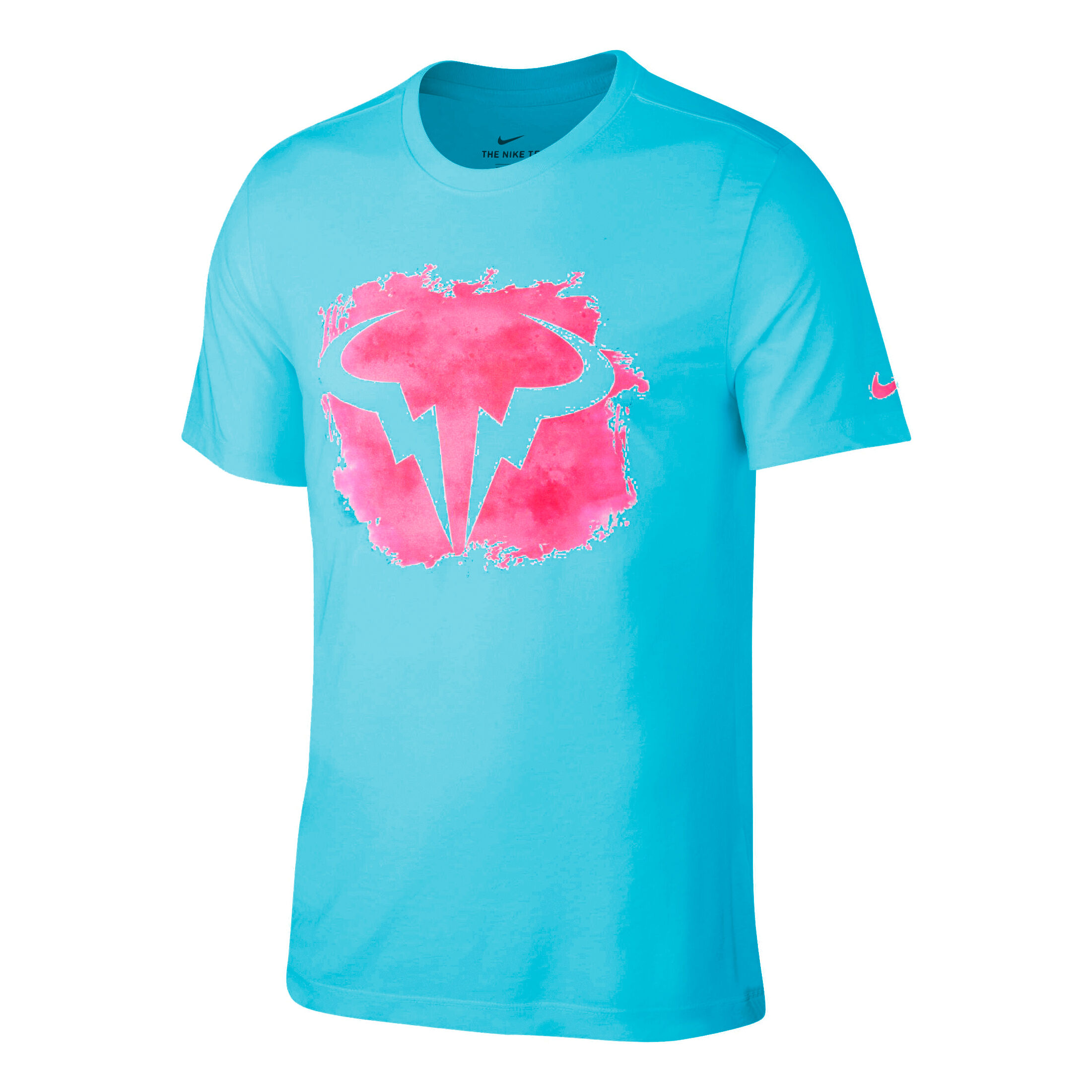 Pink and hot sale turquoise nike shirt