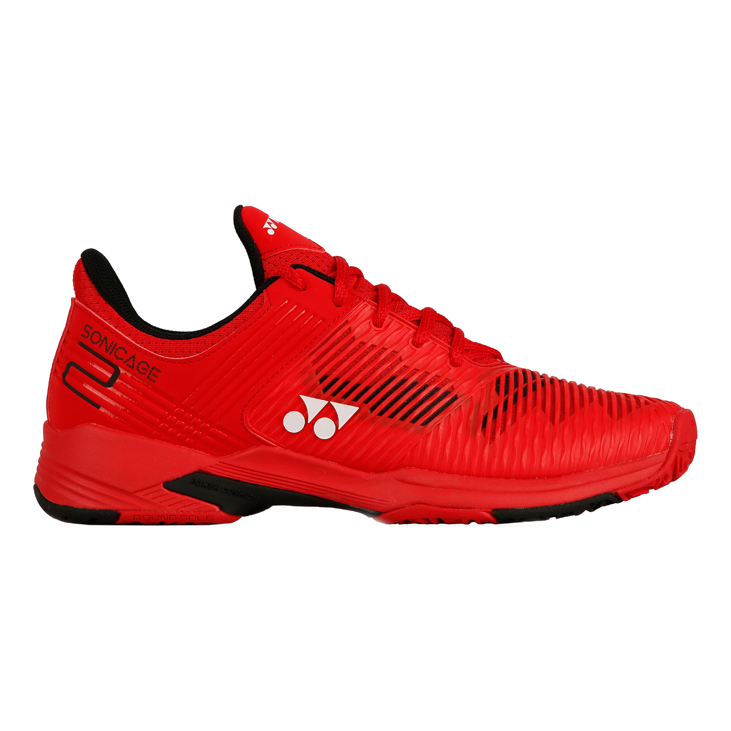 Power Cushion Sonicage 2 Clay Court Shoe Men Red Black