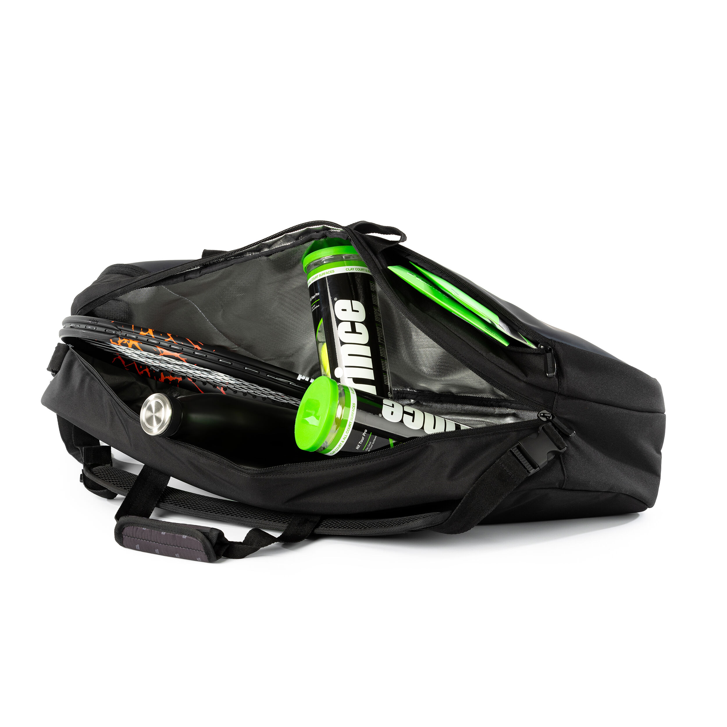 Tour Racket Bag 3 Pack Black Green