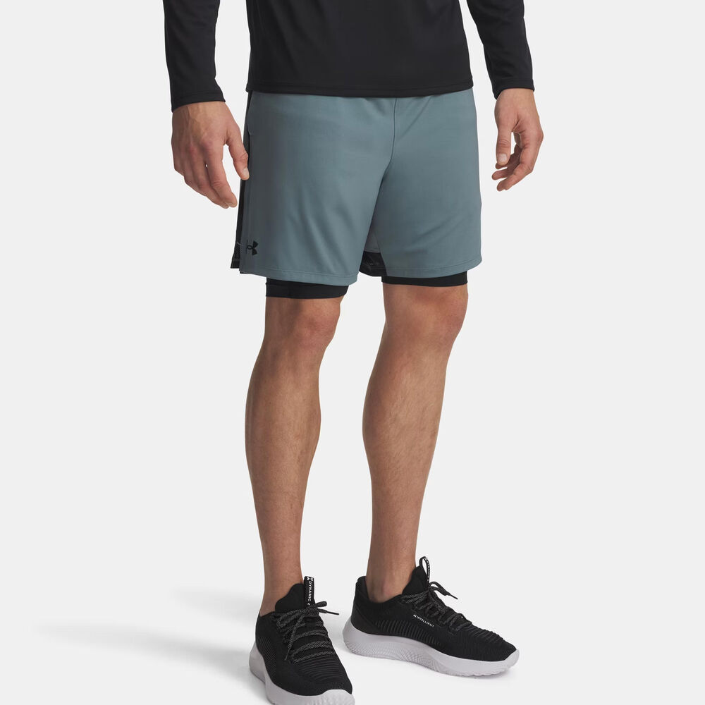 Under Armour Tech Vent 2in1 Shorts Men blue_grey Under Armour Tech Vent 2in1 Shorts Men blue_grey
