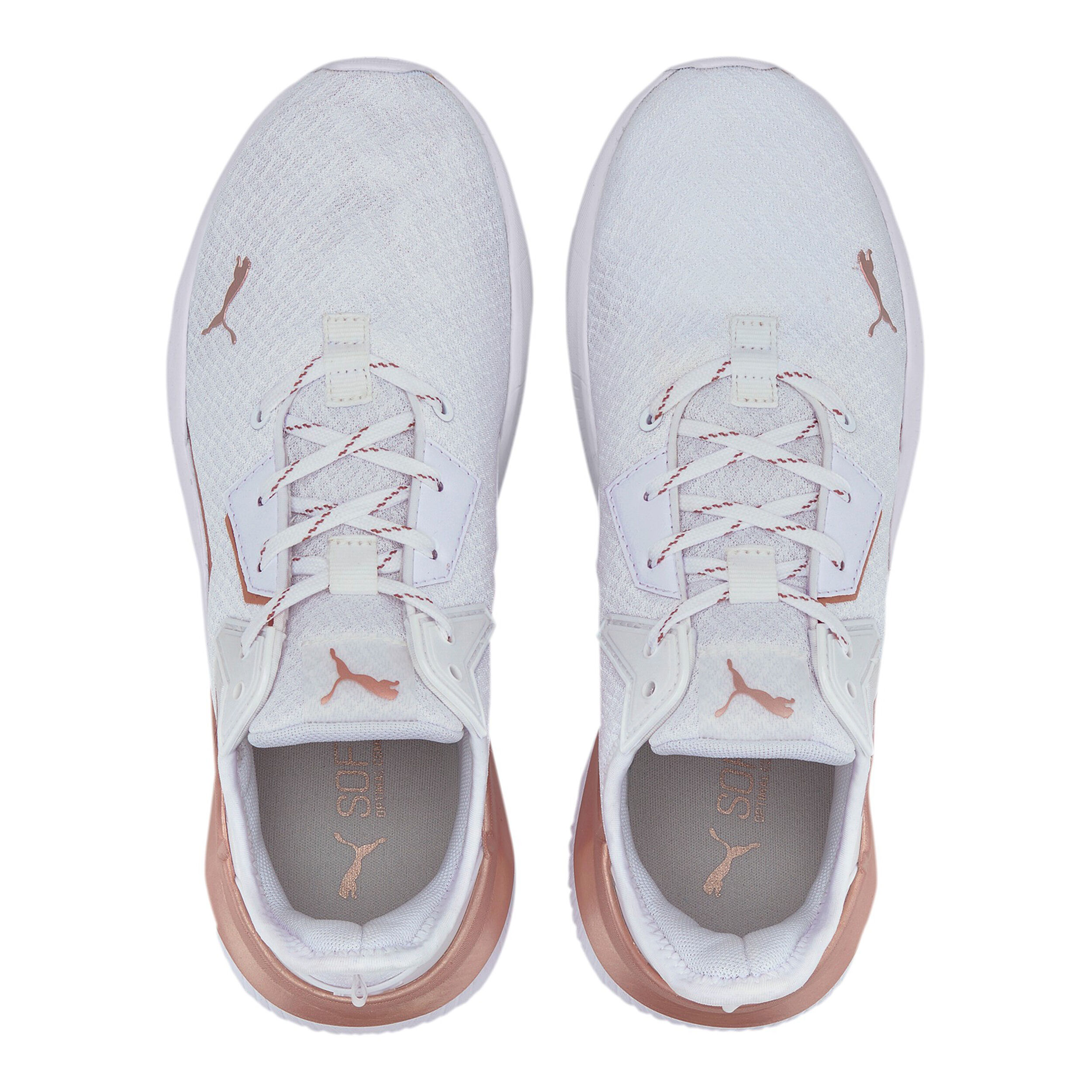Puma Platinum Metallic Sneakers Women White, Gold | Tennis-Point
