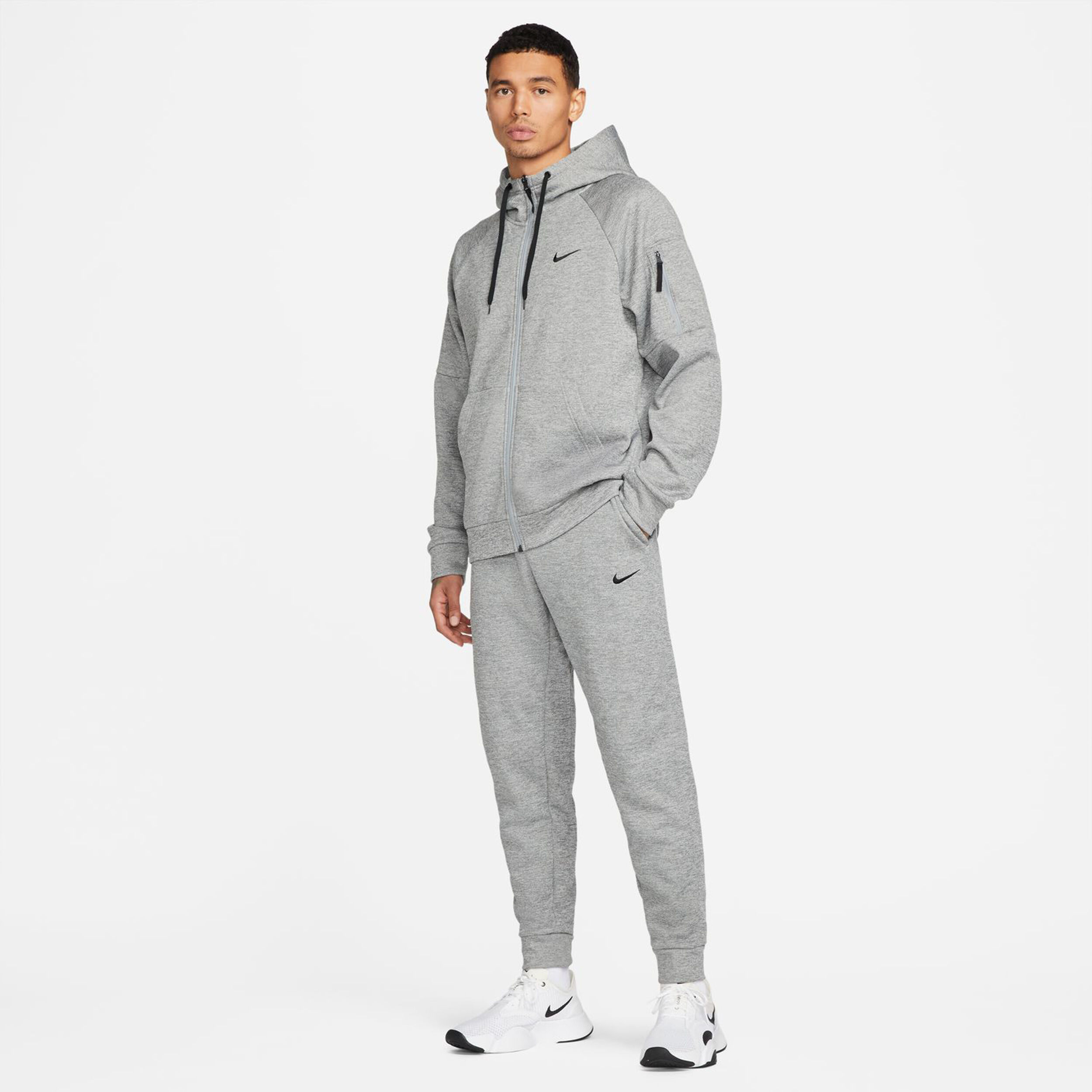 grey nike mens workout