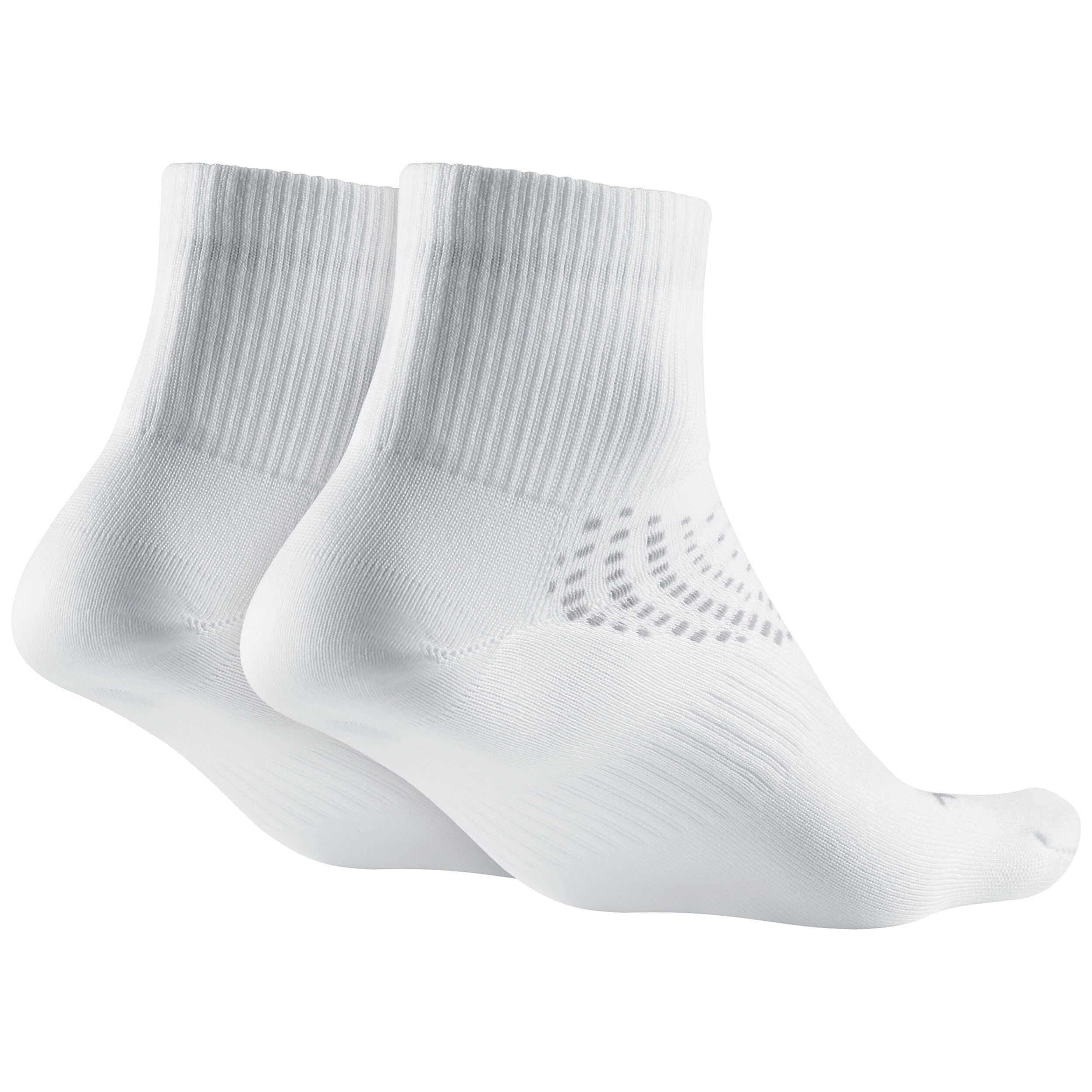 Buy Nike Running Anti Blister Lightweight Quarter Pack Sports Socks 2 Pack White online Tennis Point UK