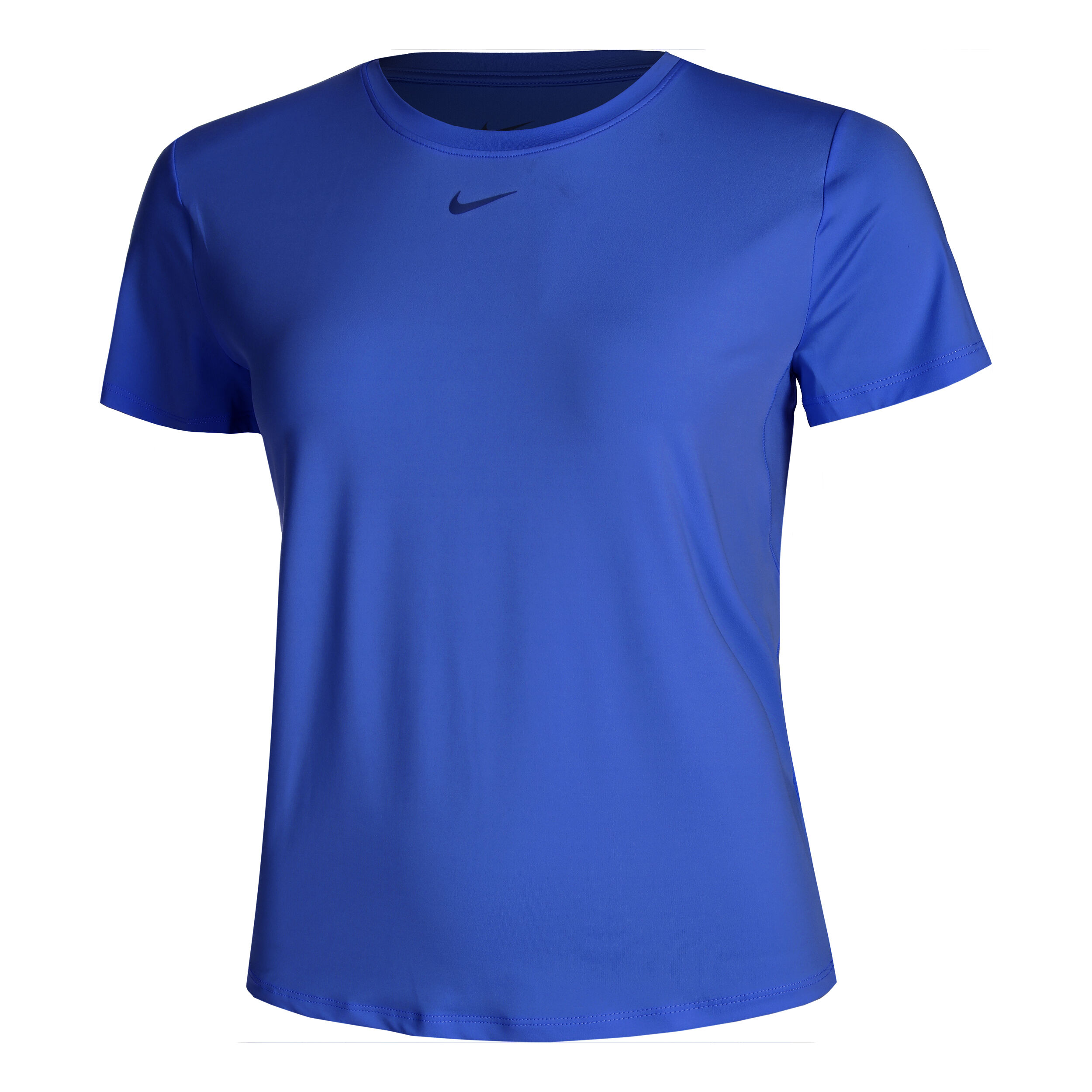 Royal blue nike shirt women's discount