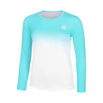 BIDI BADU Clothing BIDI BADU Crew Gradiant Long Sleeve Girls-Turquoise,White