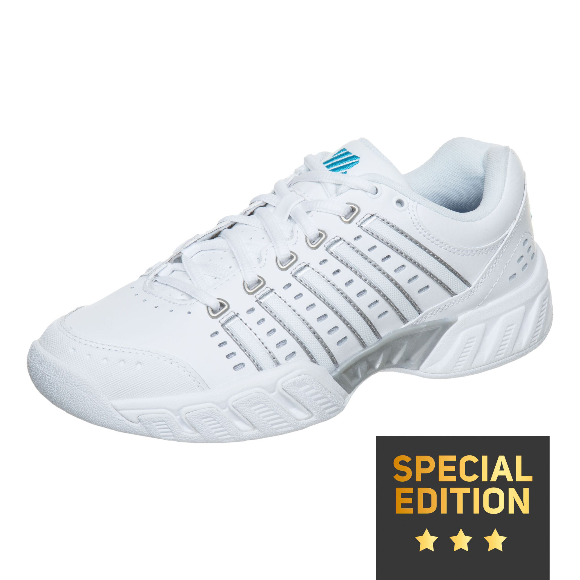 buy KSwiss BigShot Light LTR Carpet Shoe Women White, Grey online