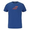 Exercise Big Flag T-Shirt Men-Blue