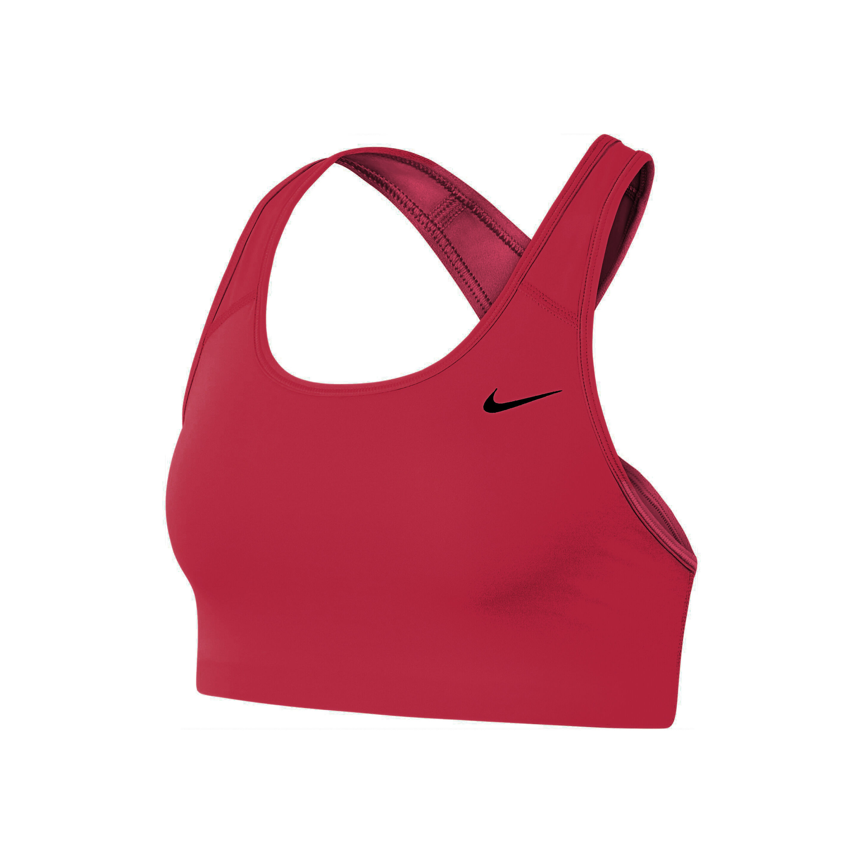 Swoosh Medium Support Non Padded Sports Bras Women Red Black