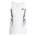 adidas Running top adidas Adizero Archive Singlet Running Shirt Women-White