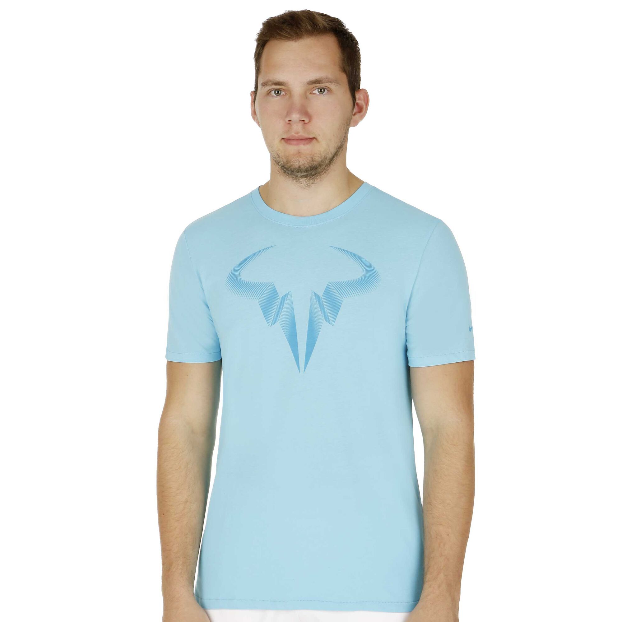 buy Nike Rafael Nadal Icon T-Shirt Men - Light Blue online ...