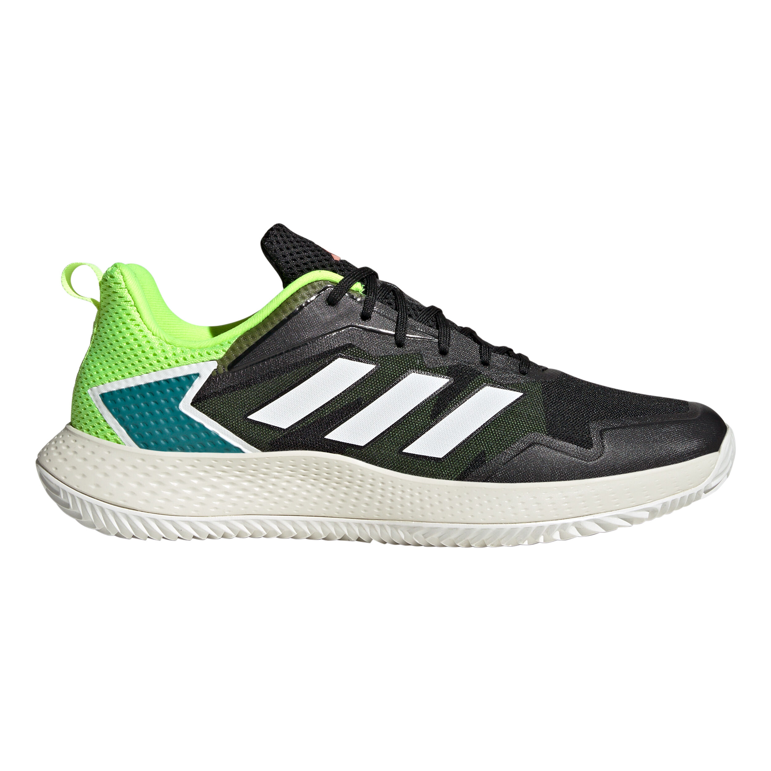 Black and neon green on sale shoes