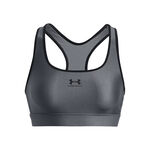 Under Armour Clothing Under Armour Heatgear Mid Padless Sports Bras Women-Grey