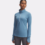 Under Armour Running shirt Under Armour Launch Pro Half-Zip Long Sleeve Women-Blue
