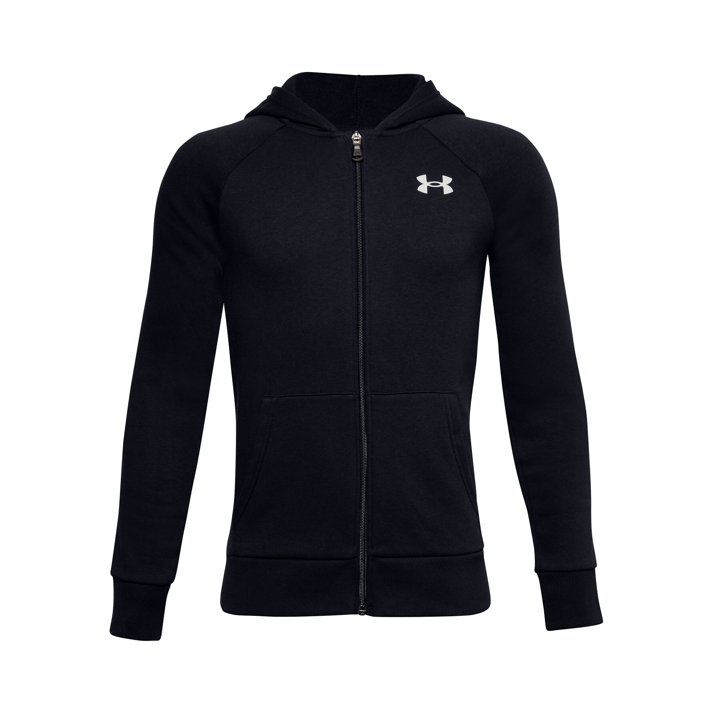 Black under armour sales zip up hoodie