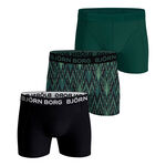 Bj&ouml;rn Borg Clothing Bj&ouml;rn Borg Cotton Stretch Boxer shorts 3 Pack Men - black, dark green