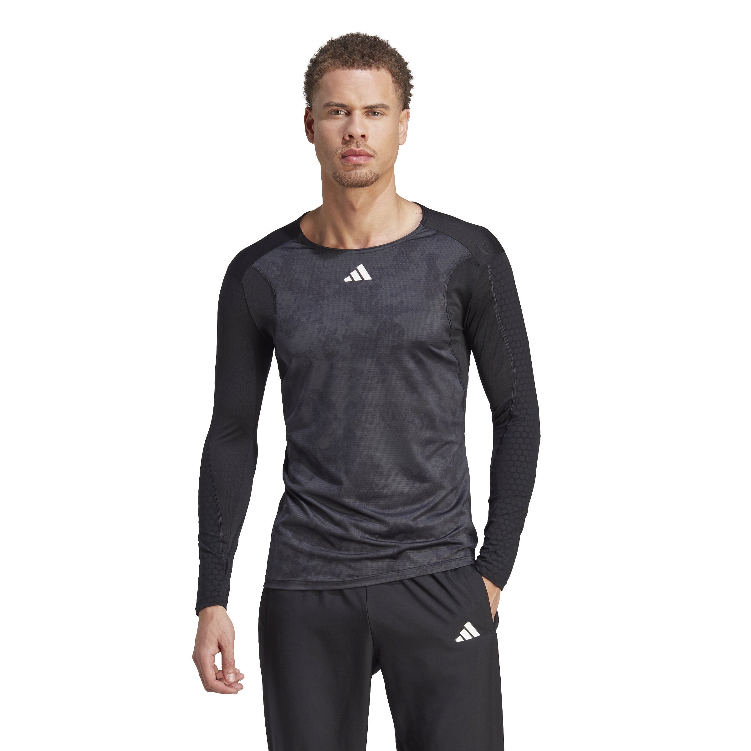 Adidas long sleeve deals t shirts mens