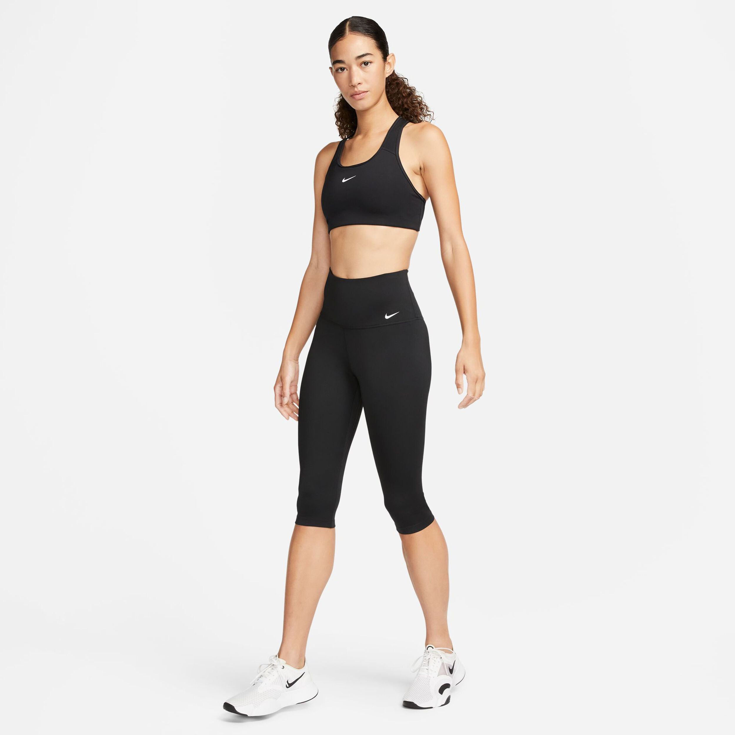 Buy Nike Dri Fit One Heritage Tight Women Black online Tennis
