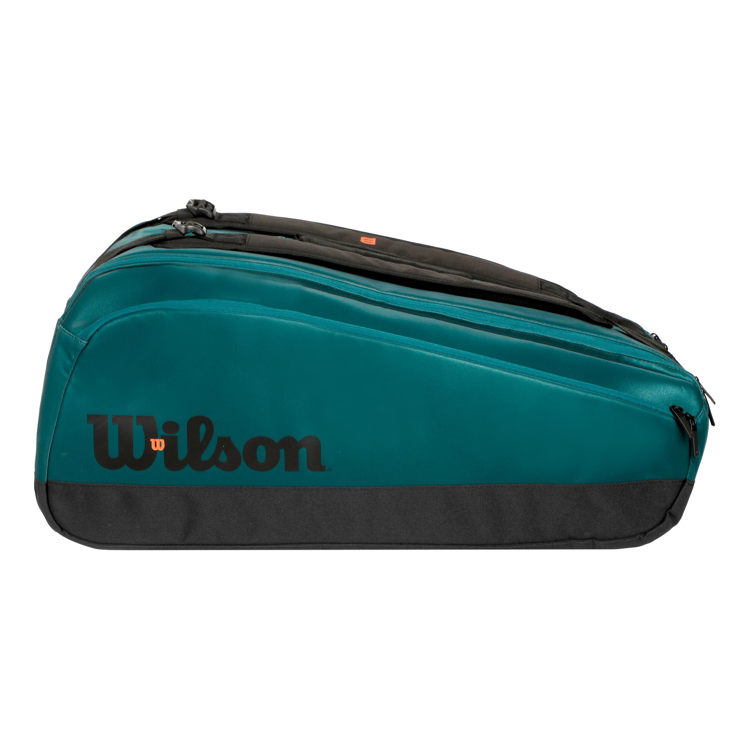 Buy Wilson Blade Super Tour Racket Bag 15 Pack Petrol Black online Tennis Point UK