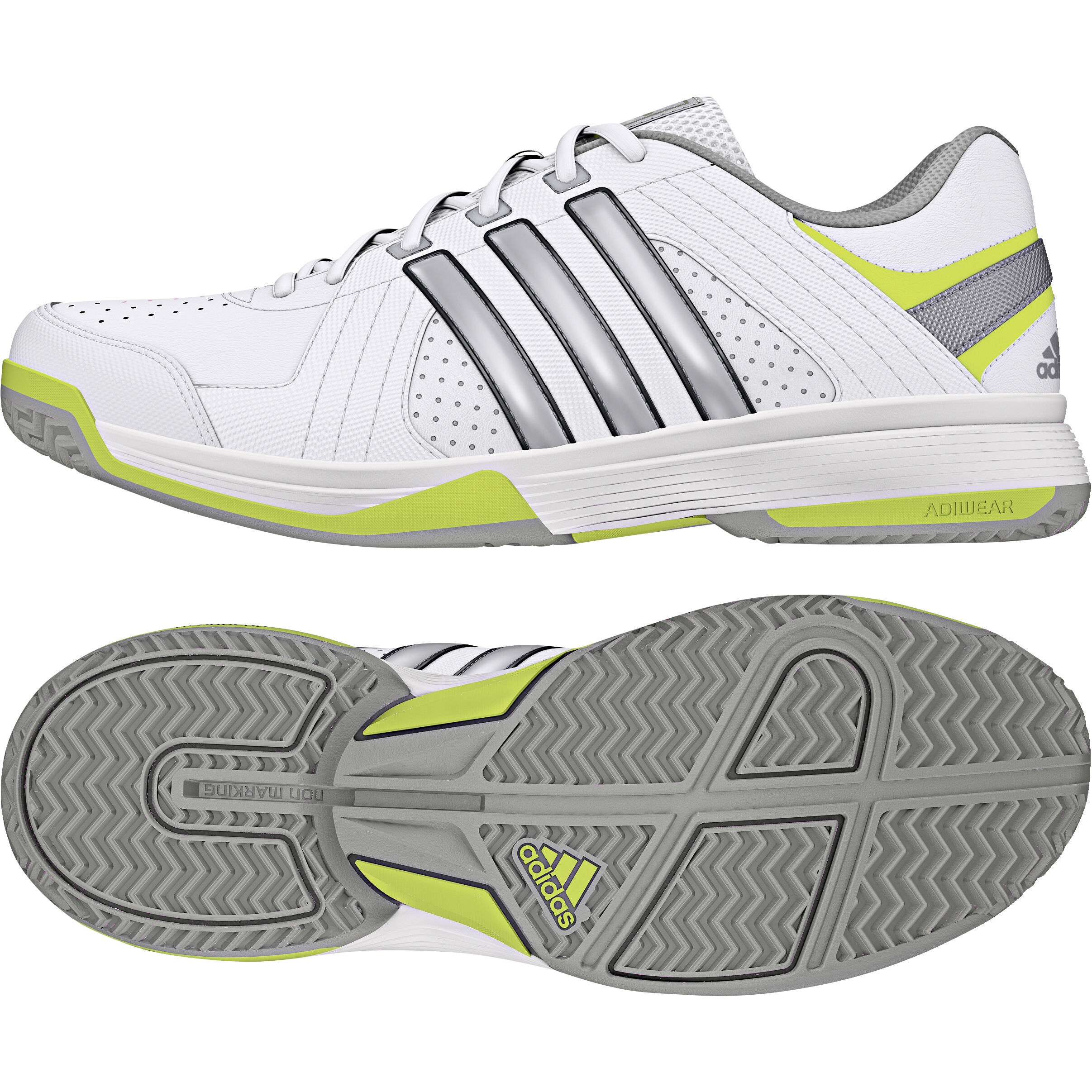 Response Court Response Approach STR All Court Shoe Men White Silver