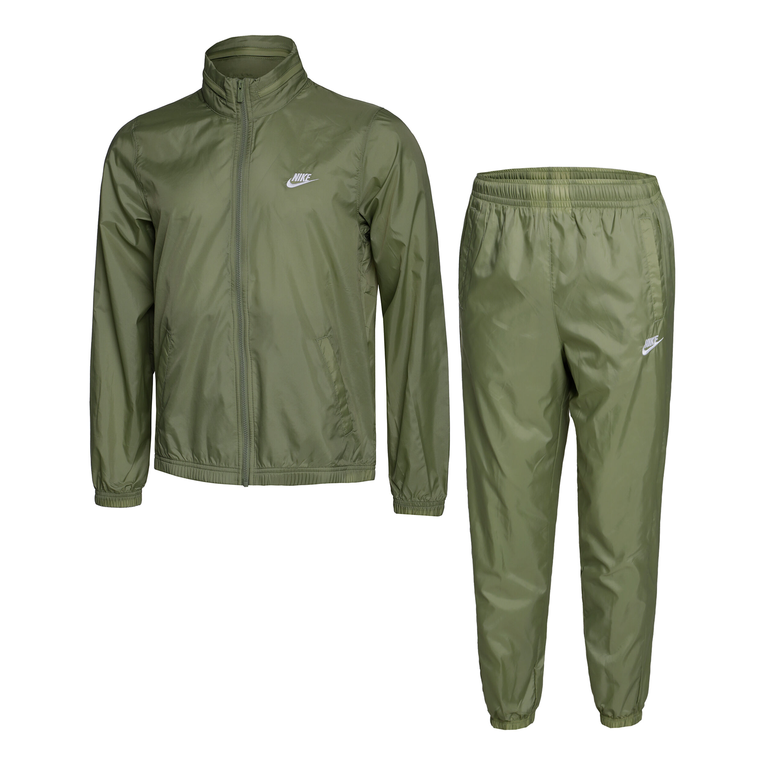 Nike woven sales tracksuit green